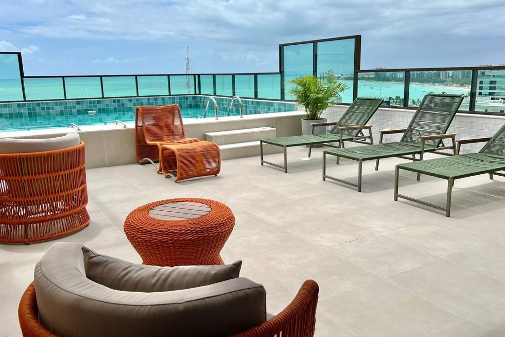 Smart Stay 1103 Na Praia De Ponta Verde - Piscina - Academia - Ar Na Sala - Coworking - A 200M Da Praia Maceió エクステリア 写真